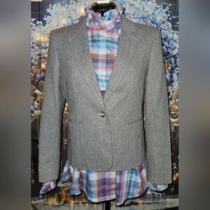 Westbound Heather Grey Blazer and Great Times Button-down, mixed set.